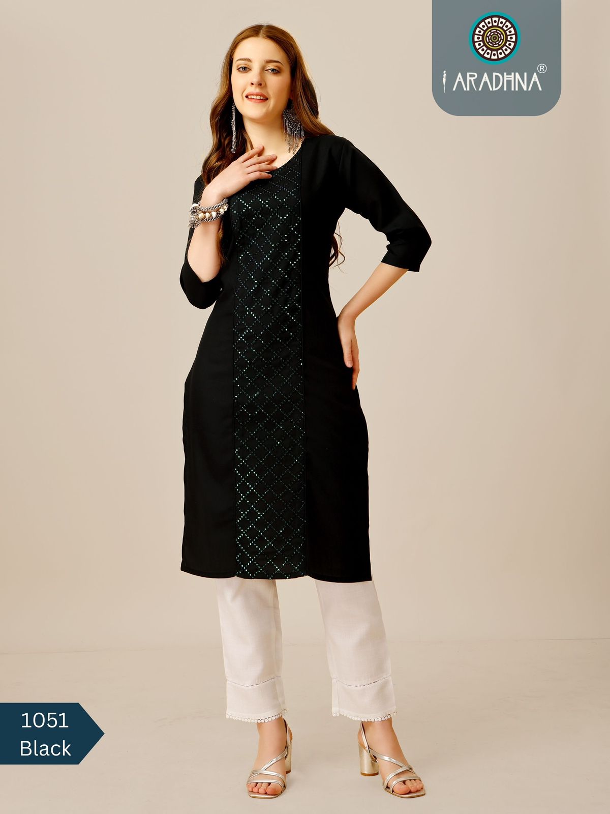 1051 Designer Cotton Kurtis With Bottom Catalog
